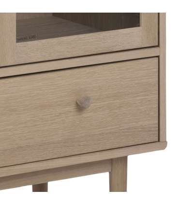 Vitriinkapp ASTON 80x40xH144,8cm, hele t