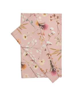 Linik HOLLY 43x116cm, kuivatatud lilled, 100% puuvill, kangas 485