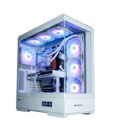 Zalman P50 DS  White, ARGB Fan x4