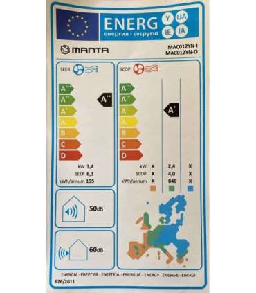 Manta MAC012YN-O Wall Split Outdoor Unit