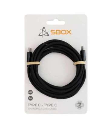 Sbox Type C - Type C Charging/Data Cable Black