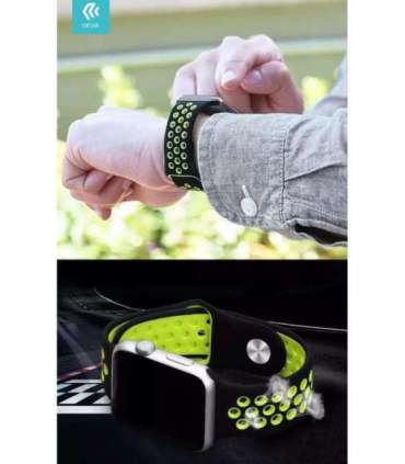 Devia Deluxe Series Sport Band for Apple Watch 4 Yellow