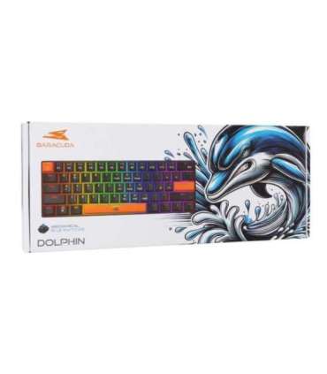 Baracuda BGK-03121 Dolphin Black US Mechanical Blue Switches