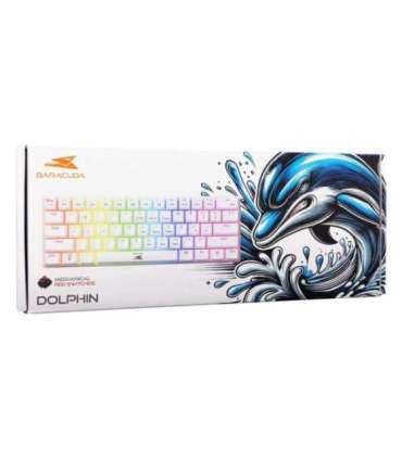 Baracuda BGK-03211 Dolphin White US Mechanical Red Switches