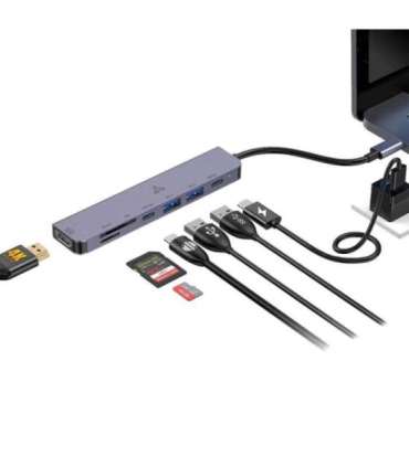 Sbox H-999 7in1 USB-C HUB
