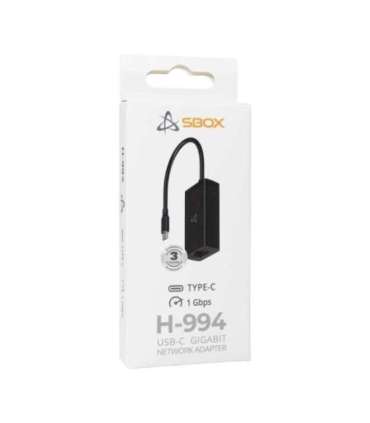 Sbox H-994 USB-C Gigabit Network Adapter