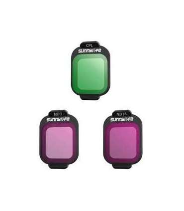 Filtry CPL, ND8, ND16 Sunnylife do DJI Flip