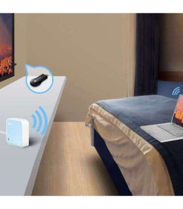 TP-Link TL-WR802N wireless router Fast Ethernet Single-band (2.4 GHz) Blue, White