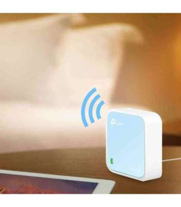 TP-Link TL-WR802N wireless router Fast Ethernet Single-band (2.4 GHz) Blue, White