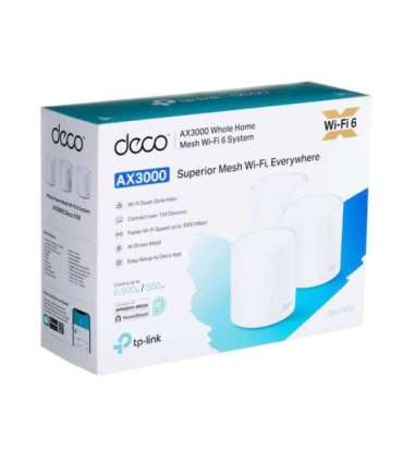 TP-Link AX3000 Whole Home Mesh WiFi 6 System, 3-Pack