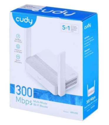 Cudy WR300 wireless router Fast Ethernet Single-band (2.4 GHz) White