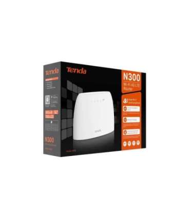 Tenda N300 wireless router Fast Ethernet Single-band (2.4 GHz) 4G White