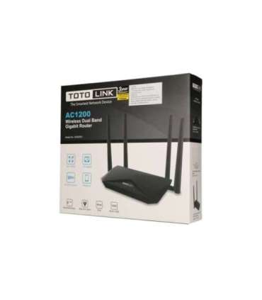 TOTOLINK A3002RU V2 WiFi Router AC1200, Dual Band, MU-MIMO, 5x RJ45 1000Mb/s, 1x USB