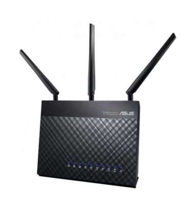 ASUS DSL-AC68U wireless router Gigabit Ethernet Dual-band (2.4 GHz / 5 GHz) Black