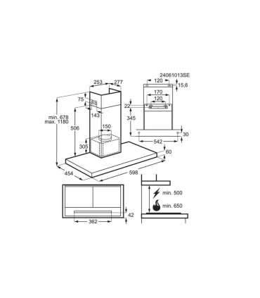 Okap ELECTROLUX LFT816K