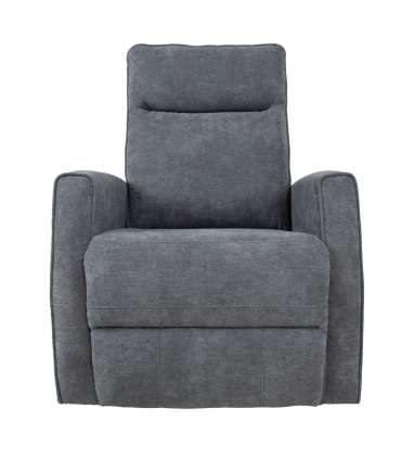 Tugitool EDDY kiikuv ja pöörlev manuaalne recliner 76x96xH103cm, hall