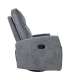 Tugitool EDDY kiikuv ja pöörlev manuaalne recliner 76x96xH103cm, hall