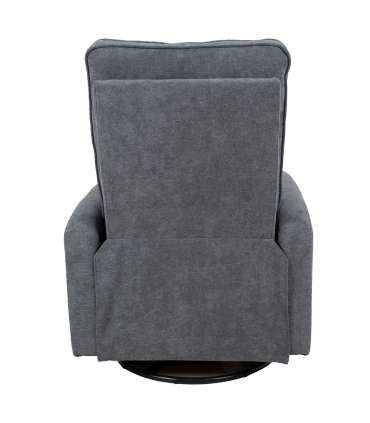 Tugitool EDDY kiikuv ja pöörlev manuaalne recliner 76x96xH103cm, hall