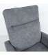 Tugitool EDDY kiikuv ja pöörlev manuaalne recliner 76x96xH103cm, hall