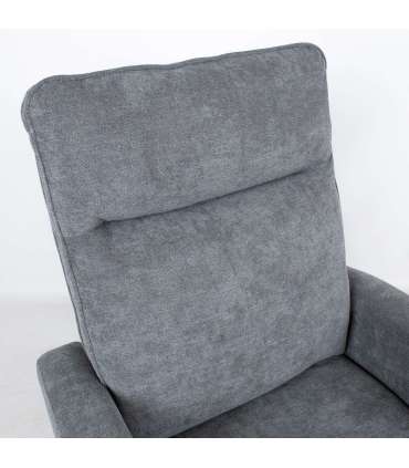 Кресло-реклайнер EDDY вращающееся и качающееся, серый