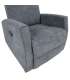 Tugitool EDDY kiikuv ja pöörlev manuaalne recliner 76x96xH103cm, hall