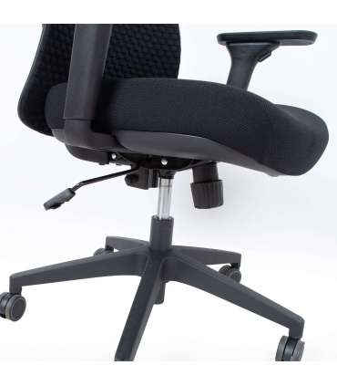 Töötool SEVERO 63x60xH94-103cm, must