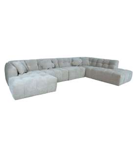 Nurgadiivan FORTE U-kujuline PN, beež