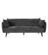Diivanvoodi NOELLA 3-kohaline 212x82xH88cm, tumehall