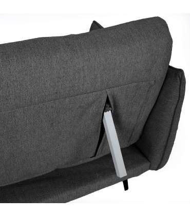 Diivanvoodi LANDER 3-kohaline 202x82xH82cm, tumehall