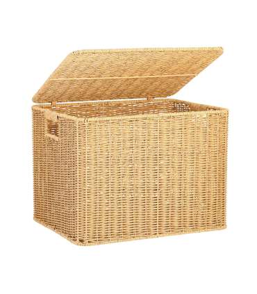 Korv BASILE 42,5x34xH31cm, helepruun