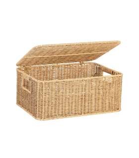 Korv BASILE 37x27xH17cm, helepruun