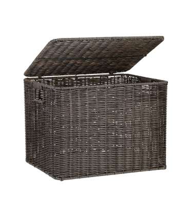 Korv BASILE 45x37xH33cm, tumepruun