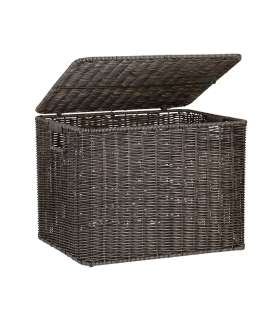 Korv BASILE 42,5x34xH31cm, tumepruun