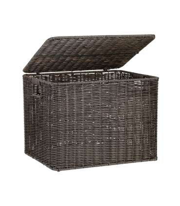 Korv BASILE 42,5x34xH31cm, tumepruun