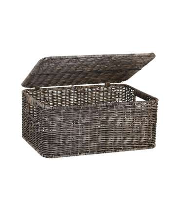 Korv BASILE 34x24xH15cm, tumepruun