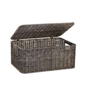 Korv BASILE 31x21xH13cm, tumepruun