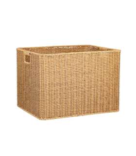 Korv BASILE 42,5x34xH30cm, helepruun