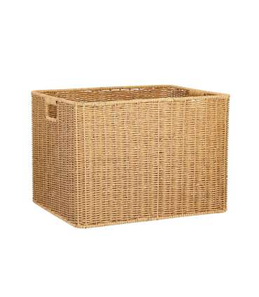 Korv BASILE 42,5x34xH30cm, helepruun