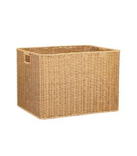 Korv BASILE 37x31xH28cm, helepruun