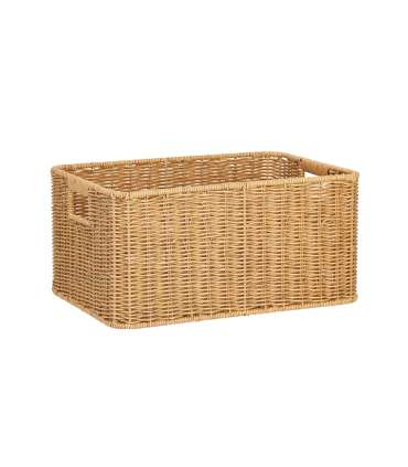 Korv BASILE 33x22xH17cm, helepruun