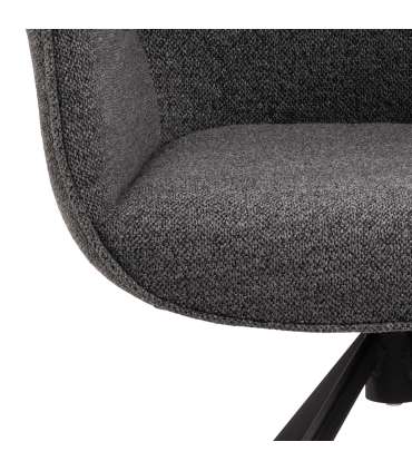 Tool AURA käetugedega, antratsiit, 60,5x58,5xH91cm