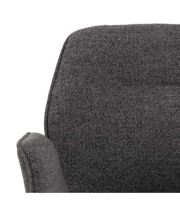 Tool AURA käetugedega, antratsiit, 60,5x58,5xH91cm