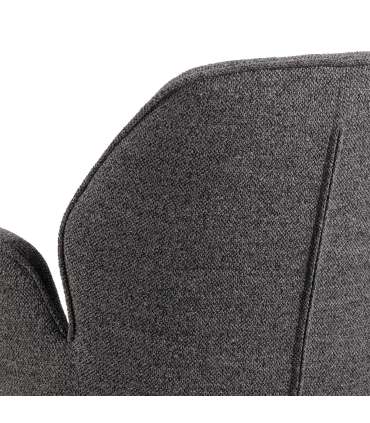 Tool AURA käetugedega, antratsiit, 60,5x58,5xH91cm