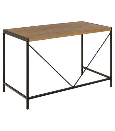 Kirjutuslaud BAHAMAS 120x60xH75cm, naturaalne, MDF, metall