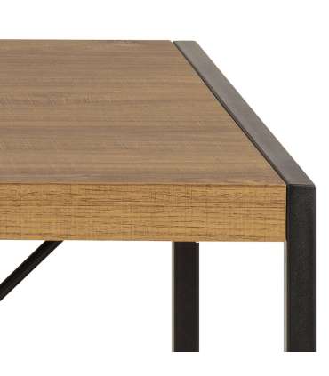 Kirjutuslaud BAHAMAS 120x60xH75cm, naturaalne, MDF, metall