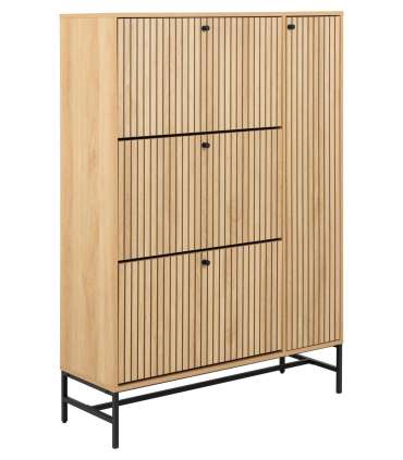 Jalanõudekapp ALBANY 98,7x35xH140,4cm, naturaalne