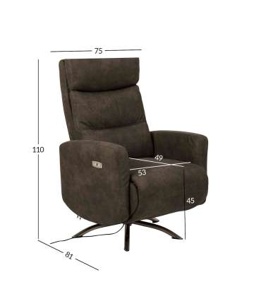 Tugitool KAMARES recliner, hall