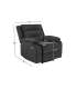 Tugitool VANSBRO recliner, hall, 92x96xH98cm