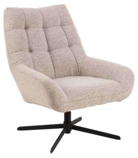 Tugitool PARIS beež, 73x82xH88cm, kangas, metall