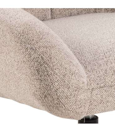 Tugitool PARIS beež, 73x82xH88cm, kangas, metall